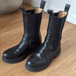 ANTHROPOLOGIE BLACK BOOTS